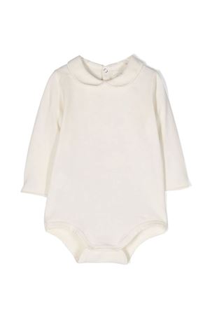 Body in cotone bianco vaniglia TEDDY & MINOU KIDS | I23BO004M7016102